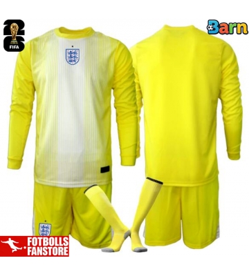 England Målvakt Bortatröja Barn VM 2026 Långärmad (+ Korta byxor)